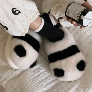 Chausson peluche panda
