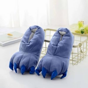 Chausson bleu dinosaure