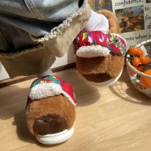 Chausson capybara rigolo