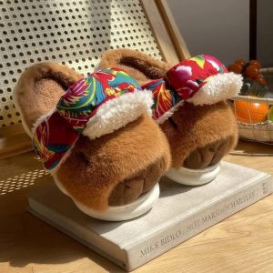 Chausson capybara rigolo