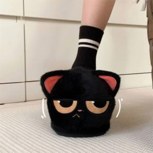 Chausson chat noir