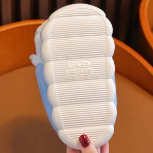 Chausson licorne bleu