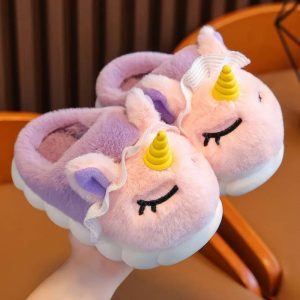 Chausson licorne femme