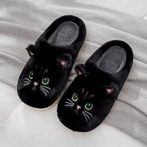 Chausson peluche chat