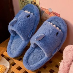Chausson peluche requin
