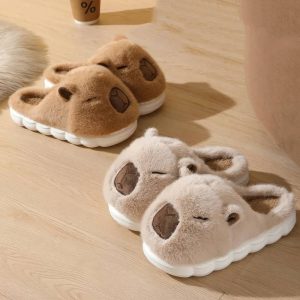 Chaussons capybara antidérapant