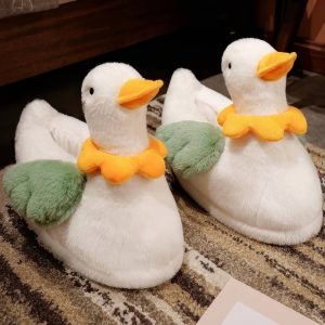 Chaussons forme de canard