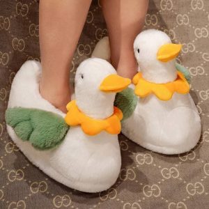 Chaussons forme de canard