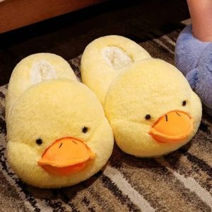 Chaussons jaune rigolo