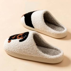 Chaussons motif Teckel