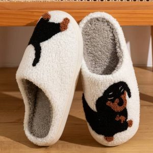 Chaussons motif Teckel