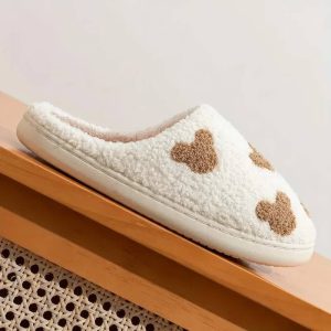 Chaussons peluche ours