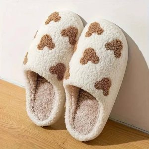 Chaussons peluche ours