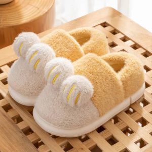 Pantoufle chat femme