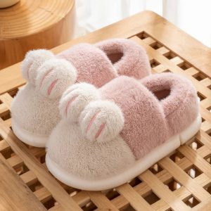 Pantoufle chat femme