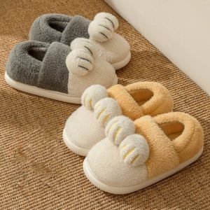 Pantoufle chat femme