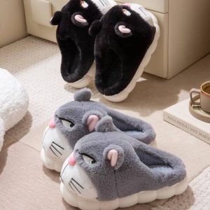 Pantoufle chat pas sympa