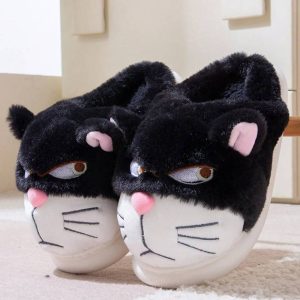 Pantoufle chat pas sympa