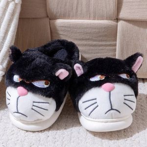 Pantoufle chat pas sympa