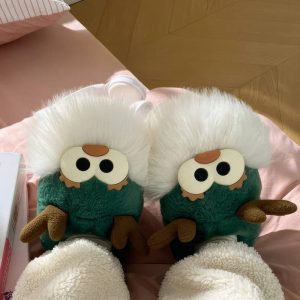 Chaussons rennes rigolo