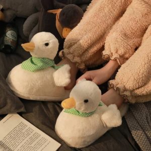 Pantoufle en forme de canard