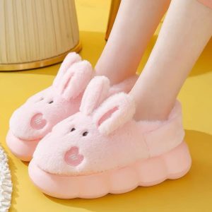 Pantoufle en forme de lapin