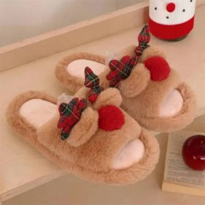 Pantoufle rennes en velours