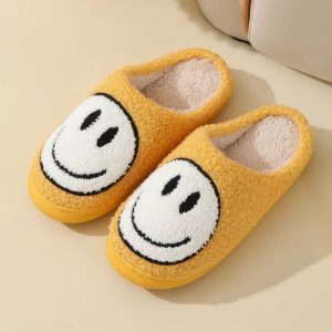 Chausson smiley orange